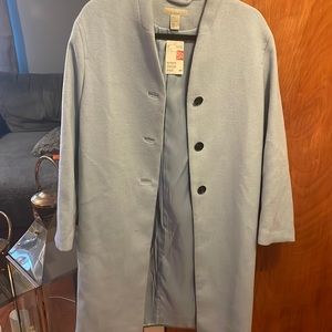 Bay blue pea coat